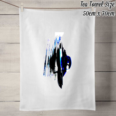 New Kid - 100% Linen Tea Towel - Off White Thumbnail