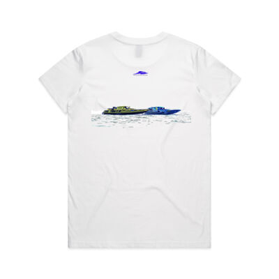 2023 Workhorse Turning it up - AS Colour - Women's Maple Crew Tee Thumbnail